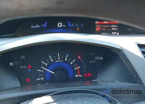 2012 Honda Civic Lx из США, поврежденный, VIN 19XFB2F55CE016015